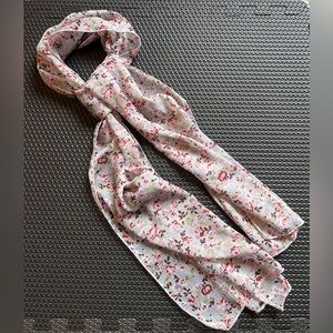 Floral Pink Lightweight Scarf